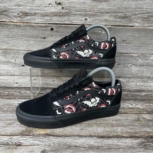 Vans Halloween Old Skool Glow Frights Black Classic Skate Shoes Sneakers